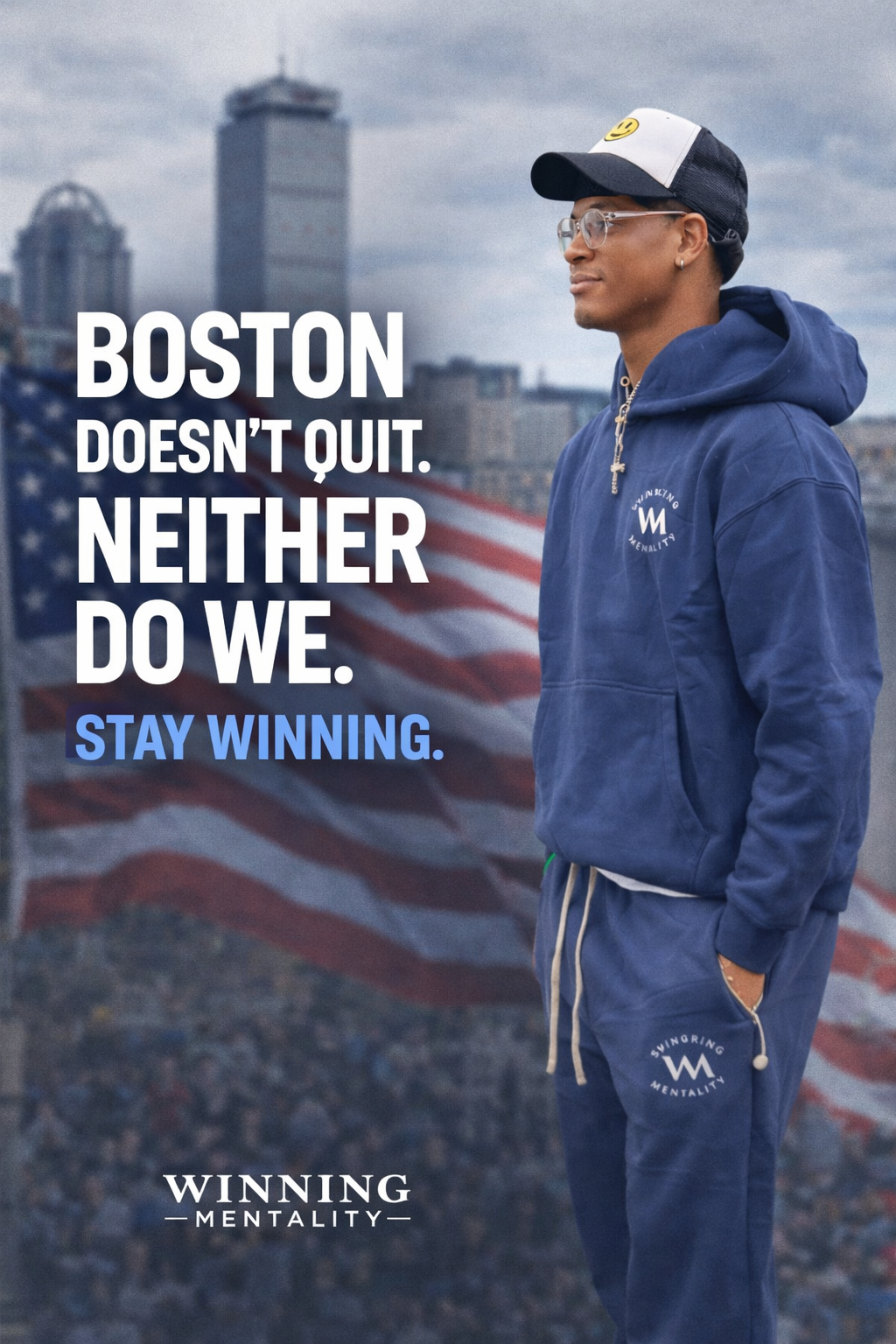 Winning Mentality® Stay Winning Set™ (Navy)