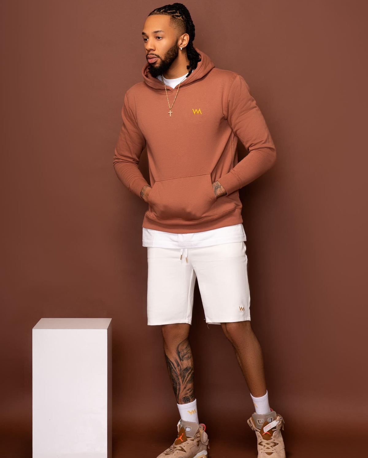 SHORTS MEN - WHITE CREAM