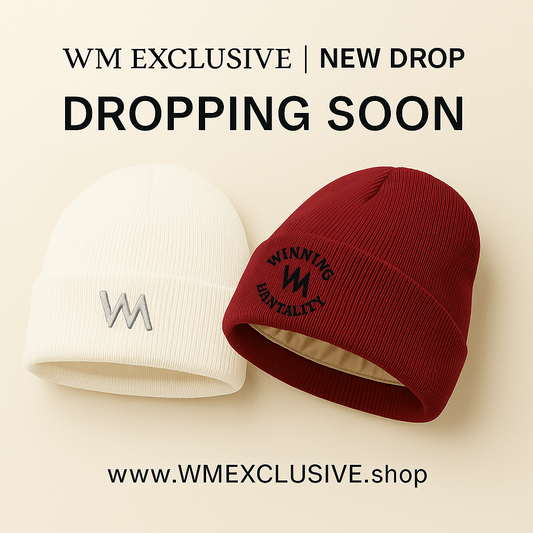 Winning Mentality Embroidered Satin-Lined Beanie