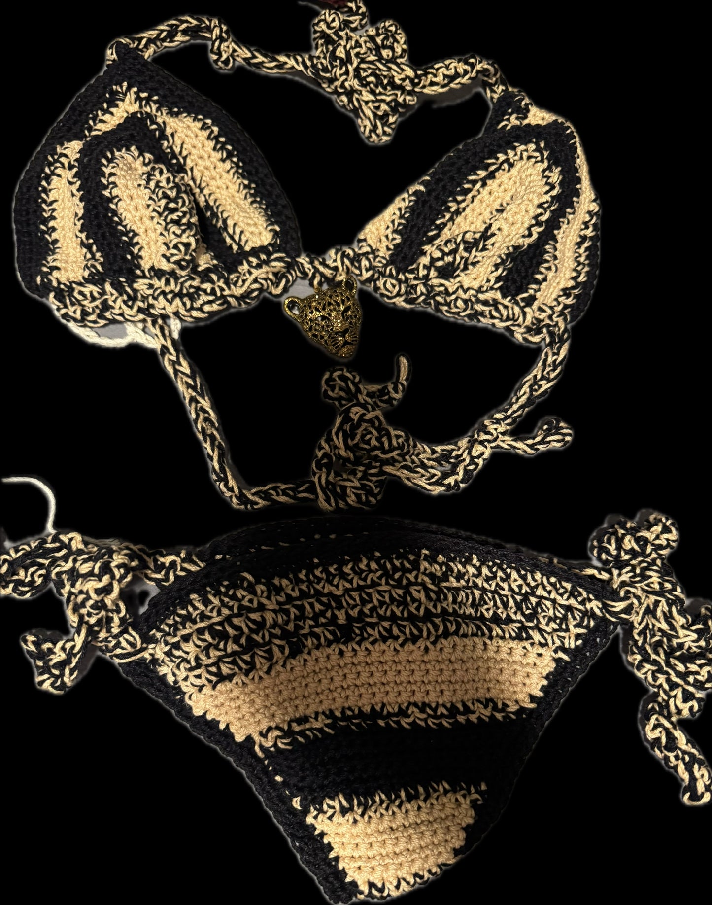 “Lion Queen” Crochet Bikini Set – WM Queen Collection