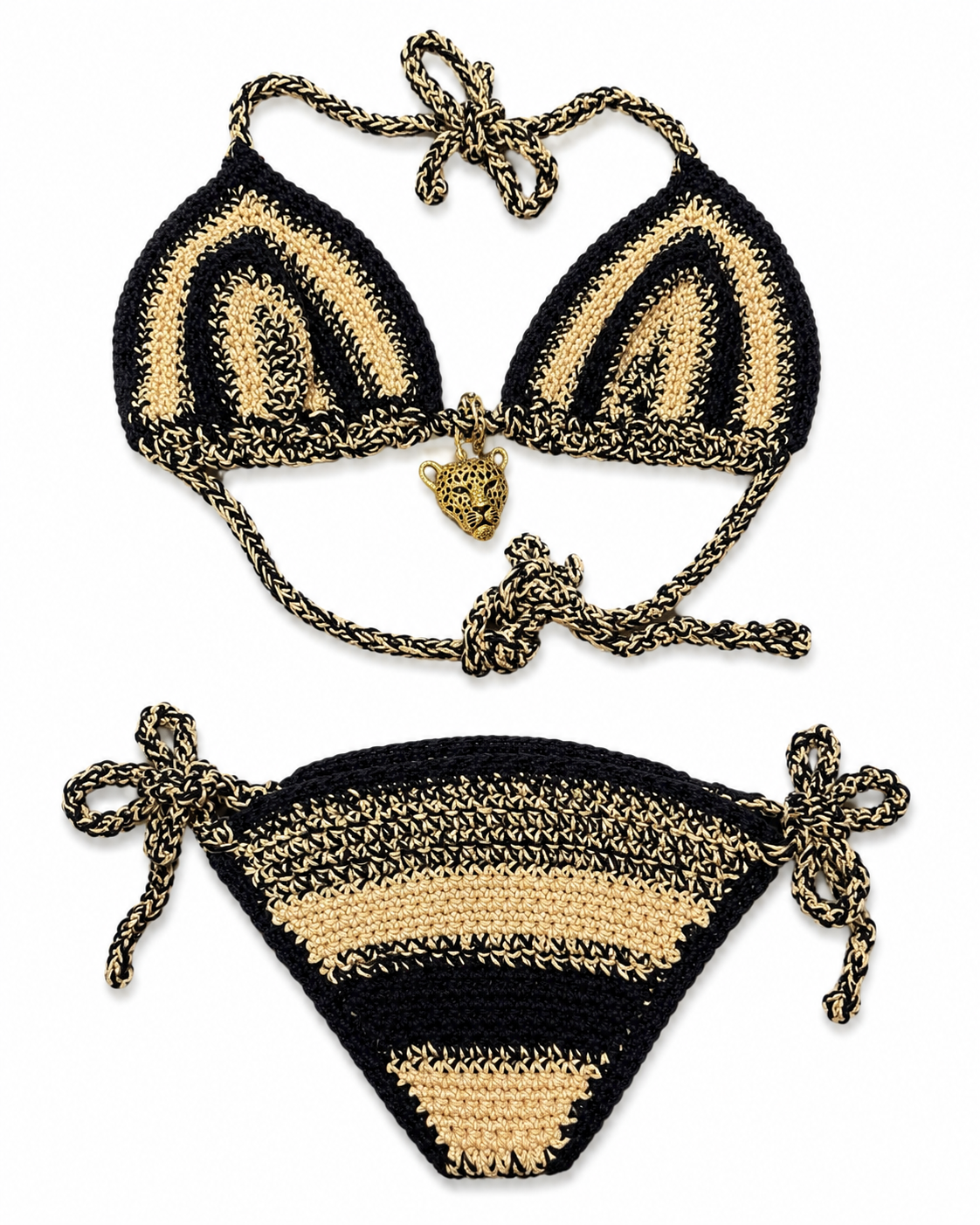 “LION QUEEN” HANDCRAFTED CROTCHET BIKINI - WM QUEEN COLLECTION