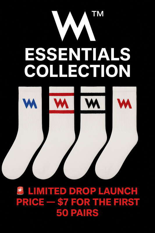 WM LOGO SPORT SOCKS