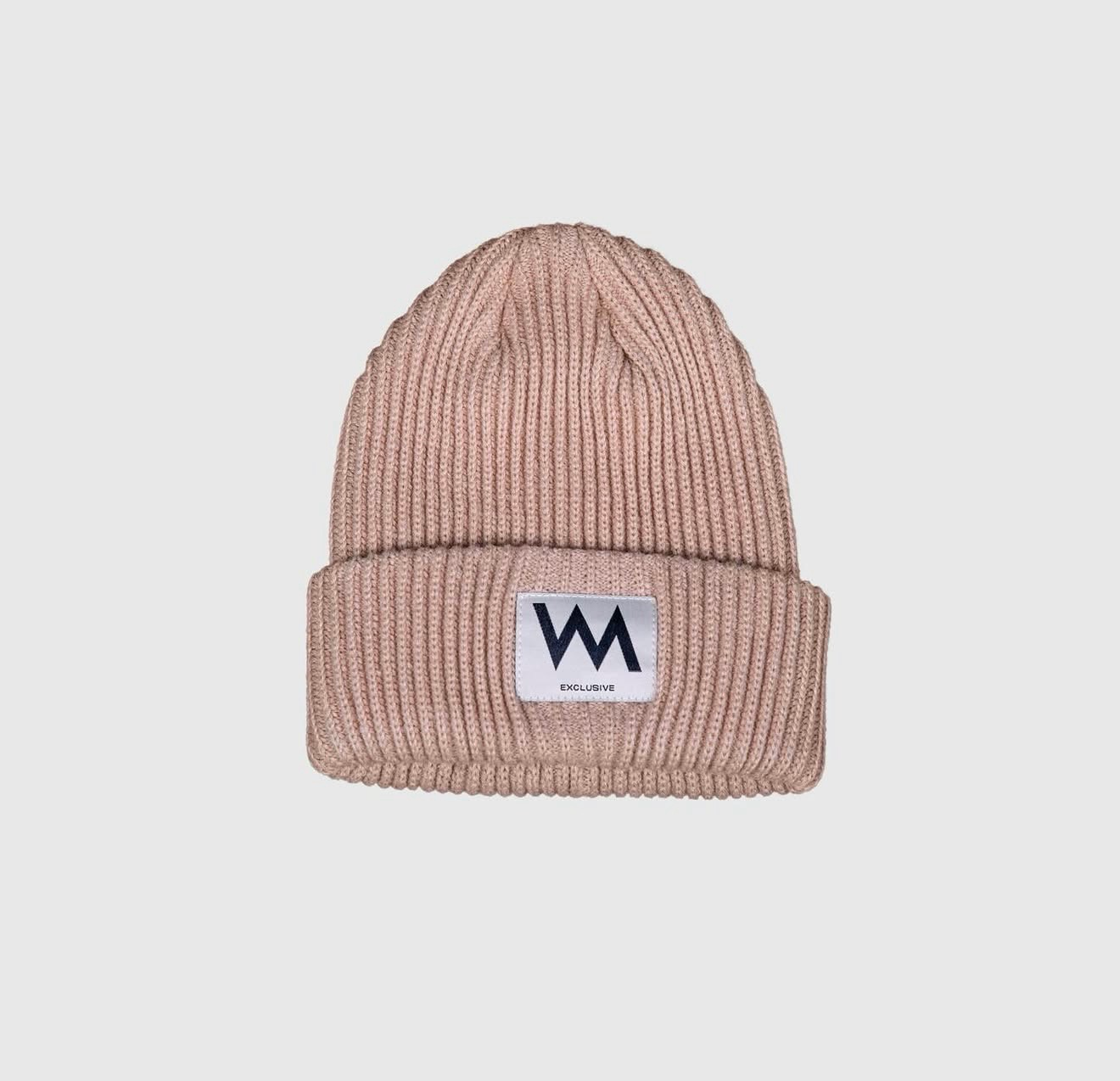 WM Logo Patch Beanie Hat