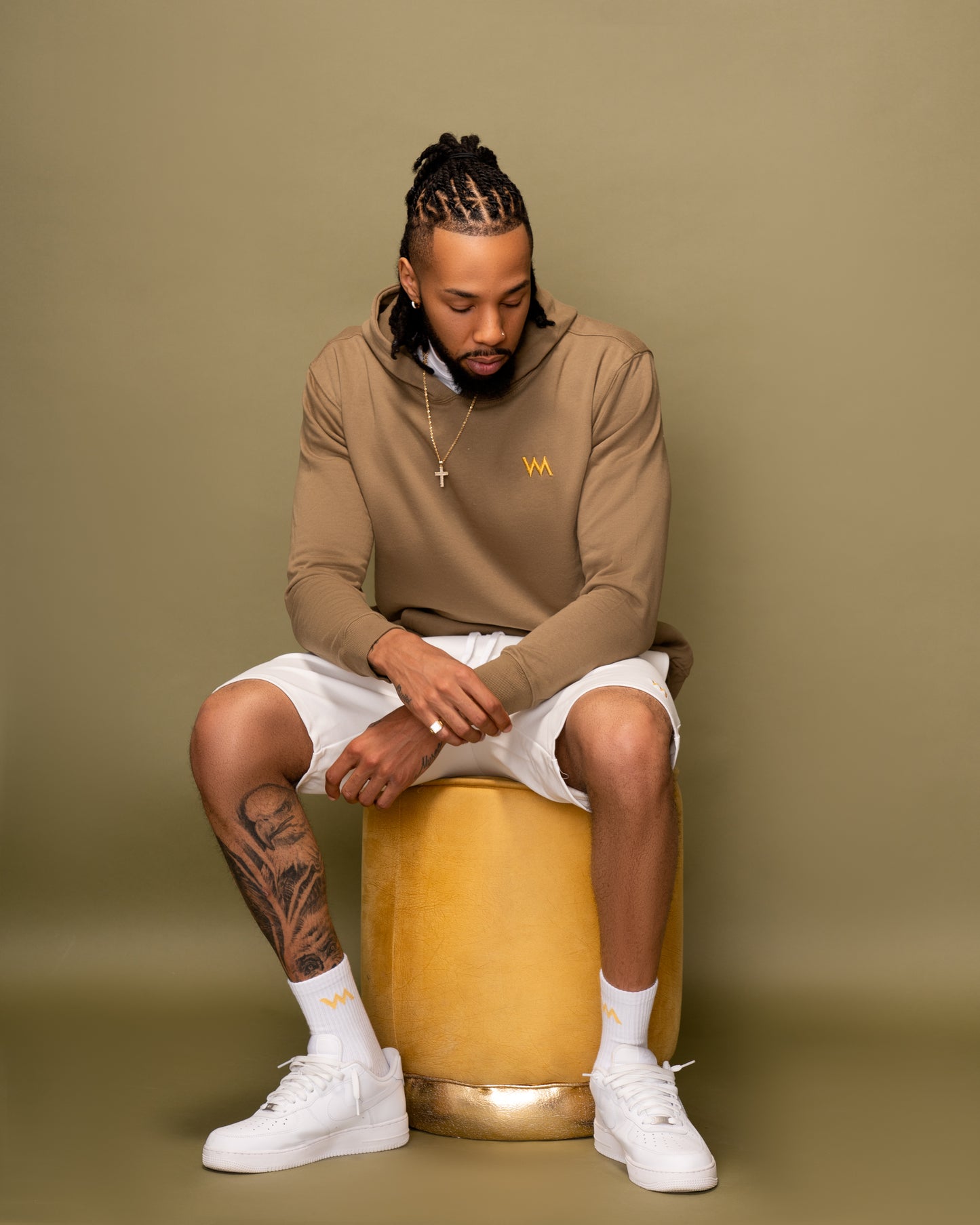 WM SIGNATURE HOODIE - KHAKI GREEN