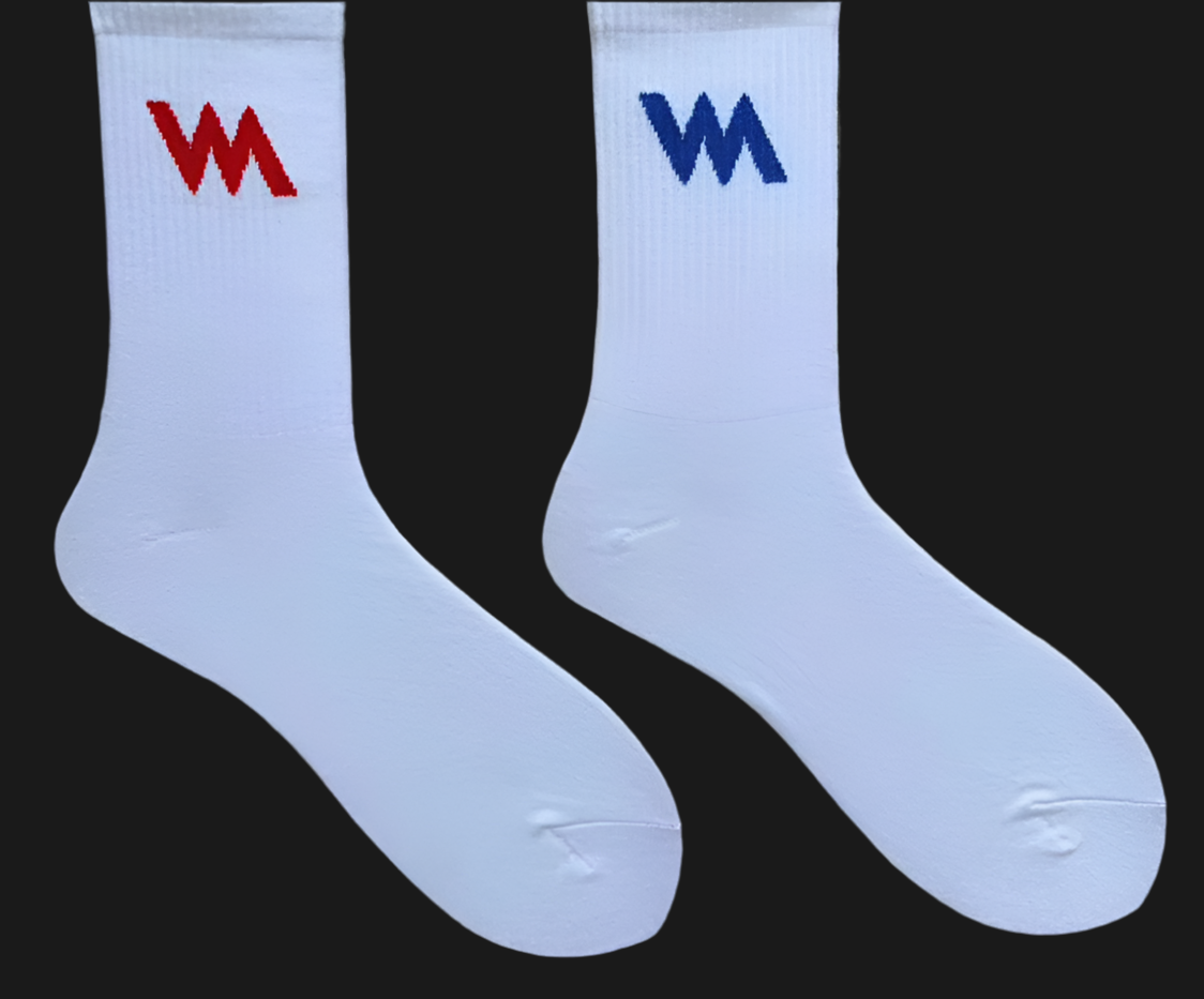 WM LOGO SPORT SOCKS