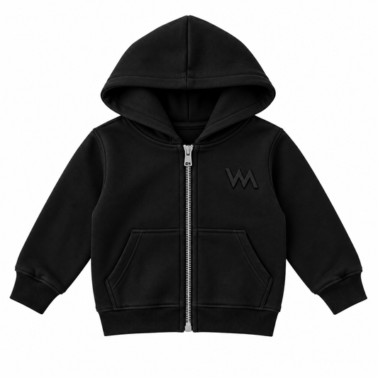 HOODED JACKETS KIDS - BLACK
