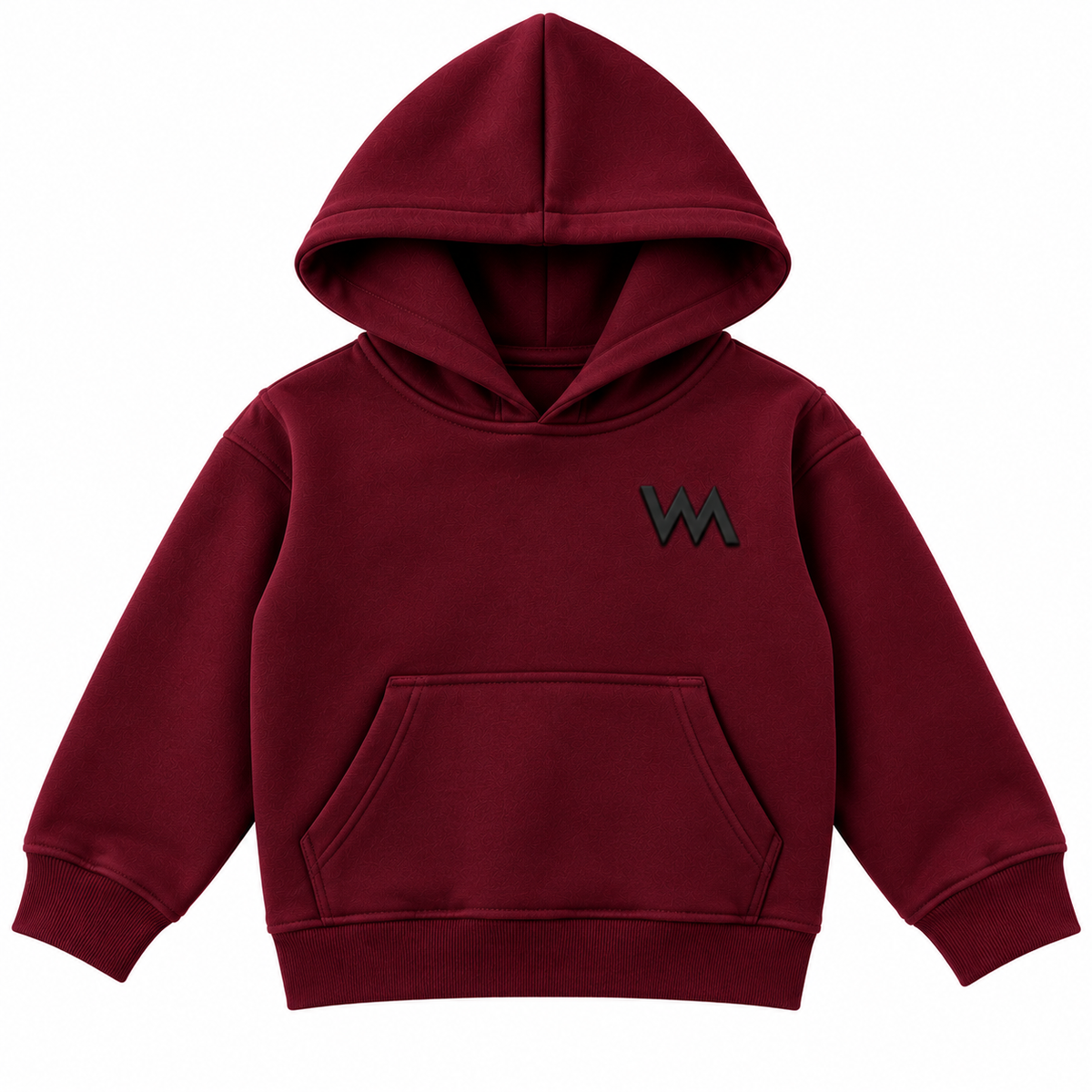 UNISEX KIDS HOODIE - BURGUNDY
