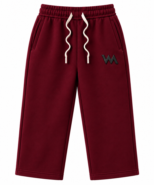 KIDS SWEATPANTS - BURGUNDY
