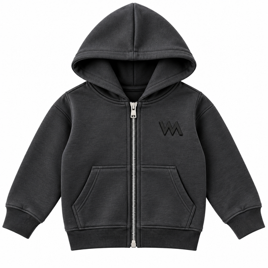 HOODED JACKETS KIDS - DARK GREY