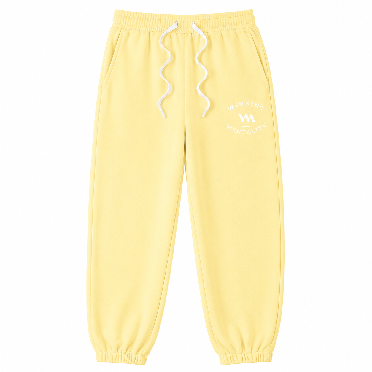 WINNING MENTALITY® SWEATPANTS - PALE YELLOW