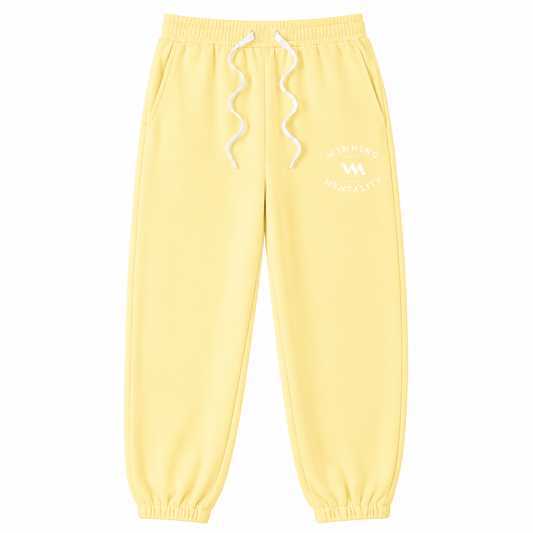 WINNING MENTALITY® SWEATPANTS - PALE YELLOW