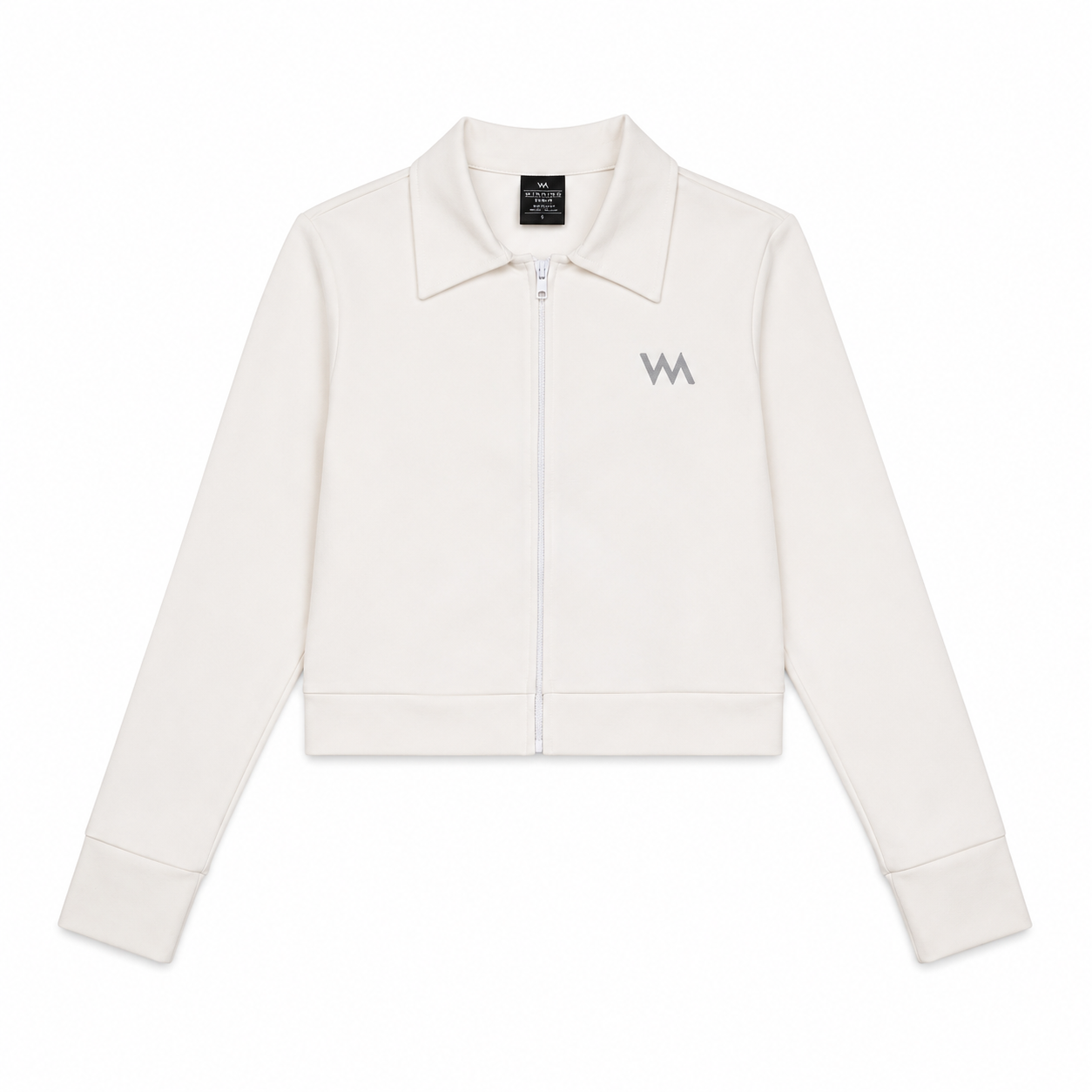 CROP TOP JACKETS WOMEN - WHITE CREAM