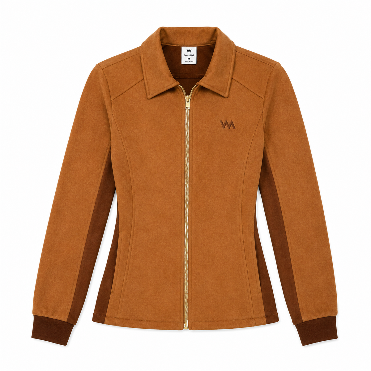 TRACK JACKET WOMEN - BROWN