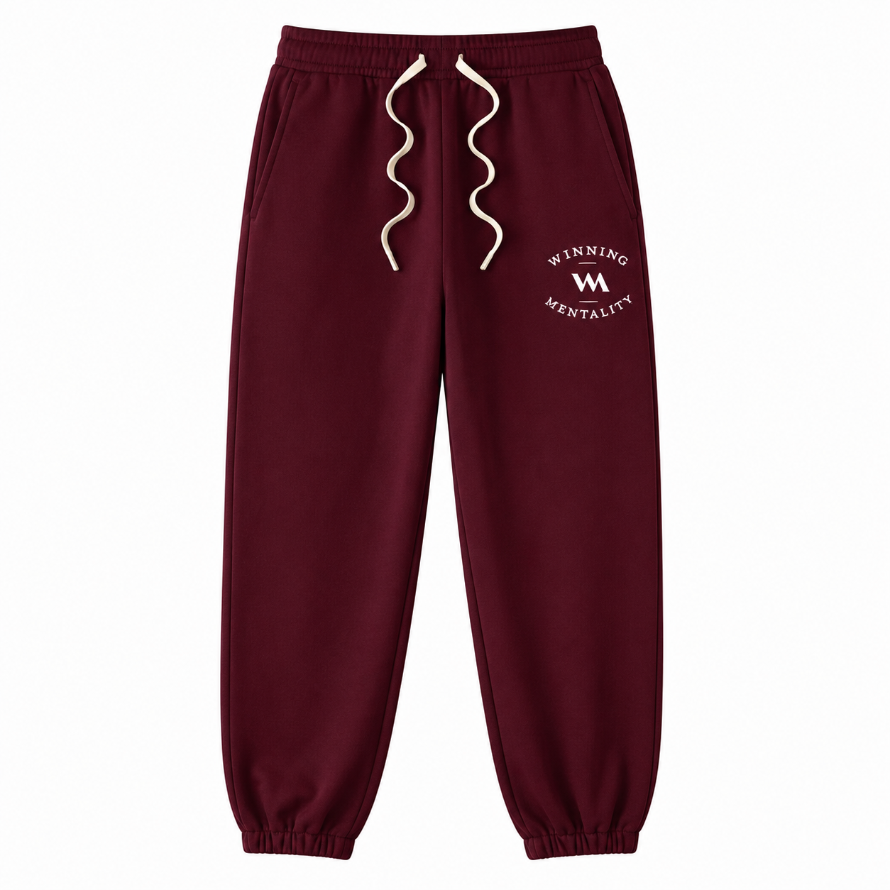 WINNING MENTALITY® SWEATPANTS - BURGUNDY