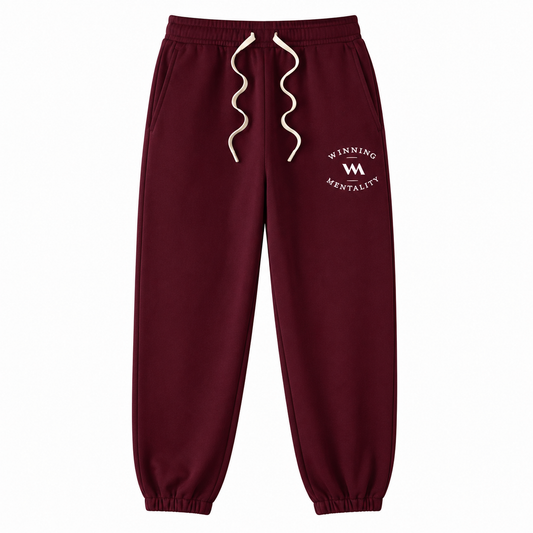 WINNING MENTALITY® SWEATPANTS - BURGUNDY