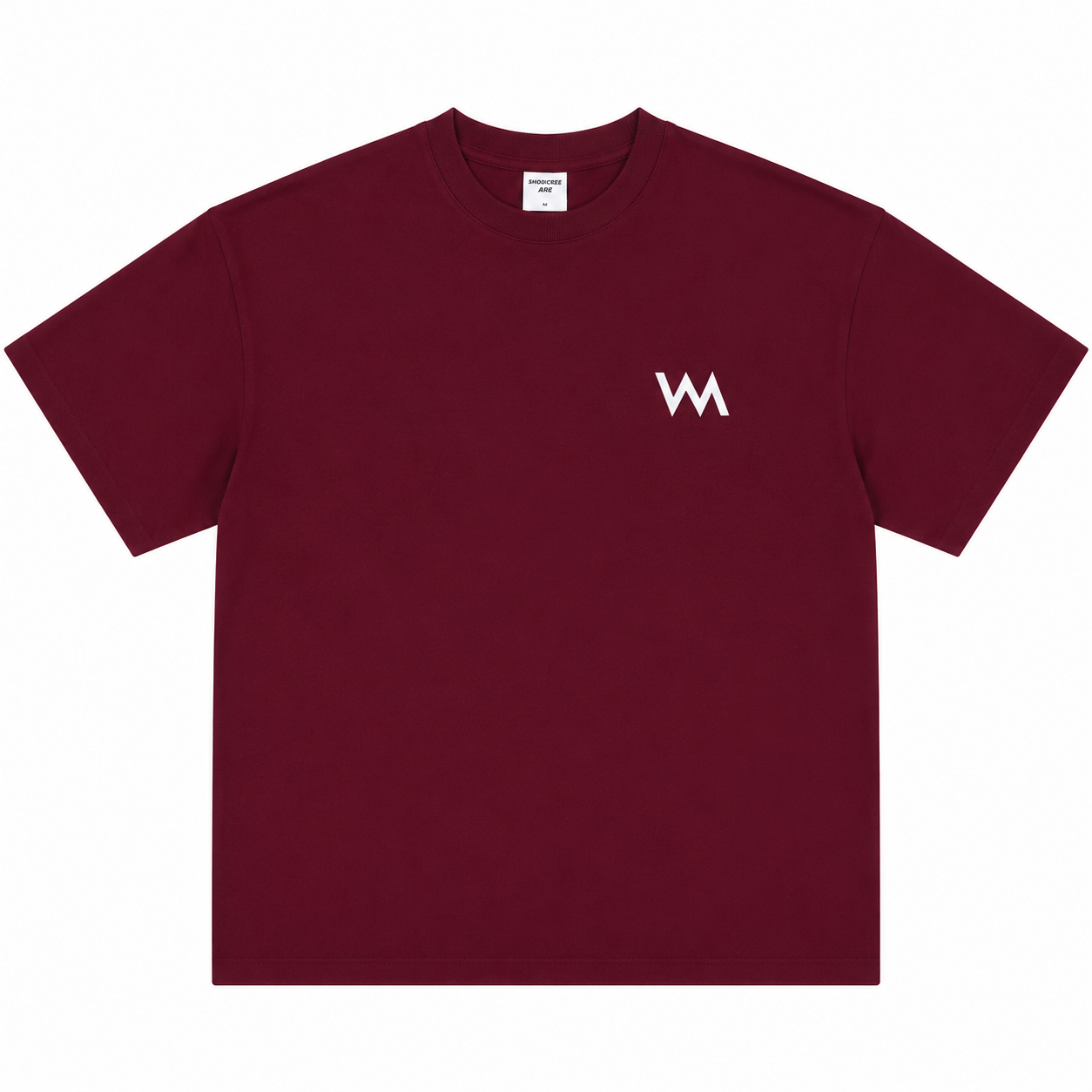 WINNING MENTALITY OVERSIZED LUXE TEE - BURGUNDY