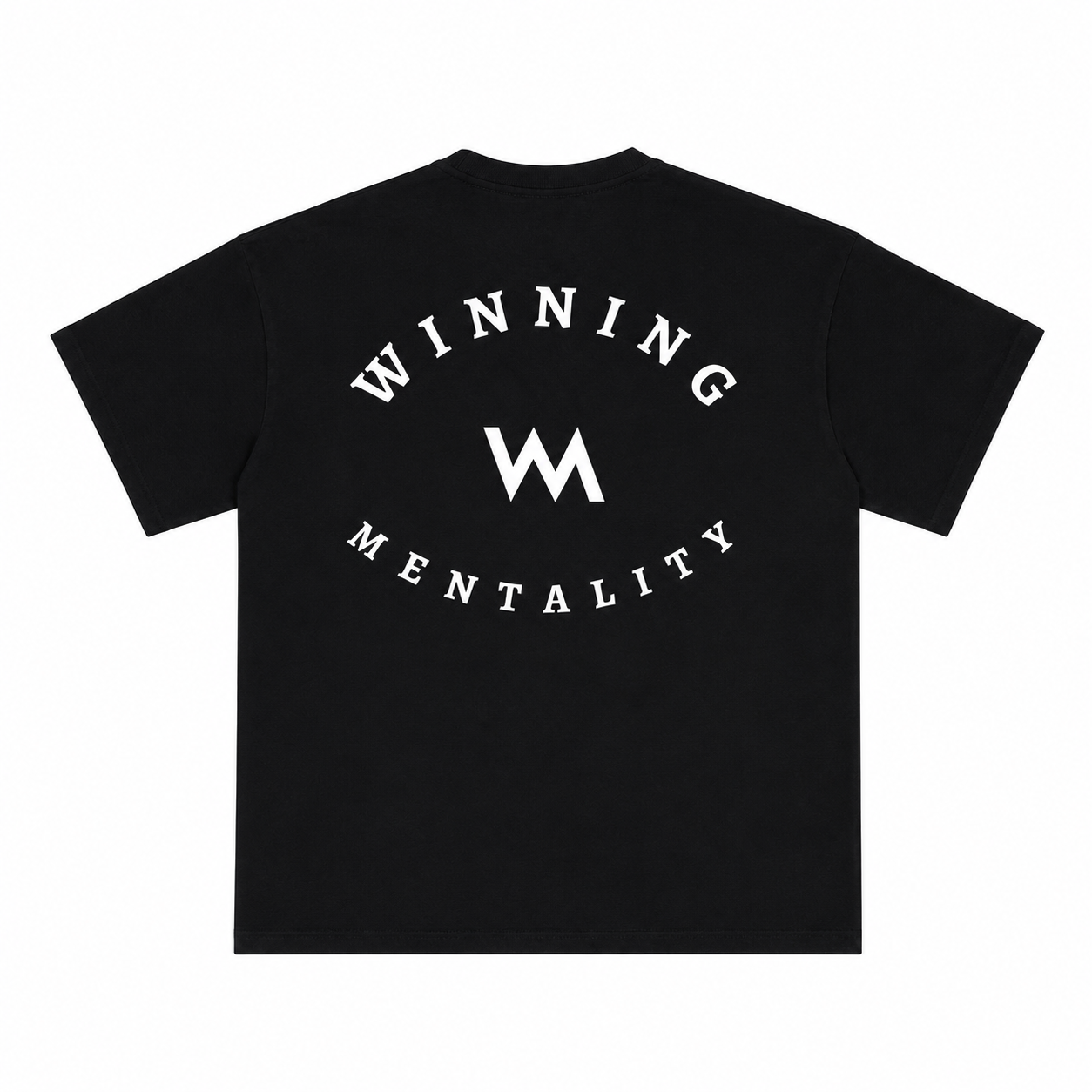 WINNING MENTALITY OVERSIZED LUXE TEE - BLACK