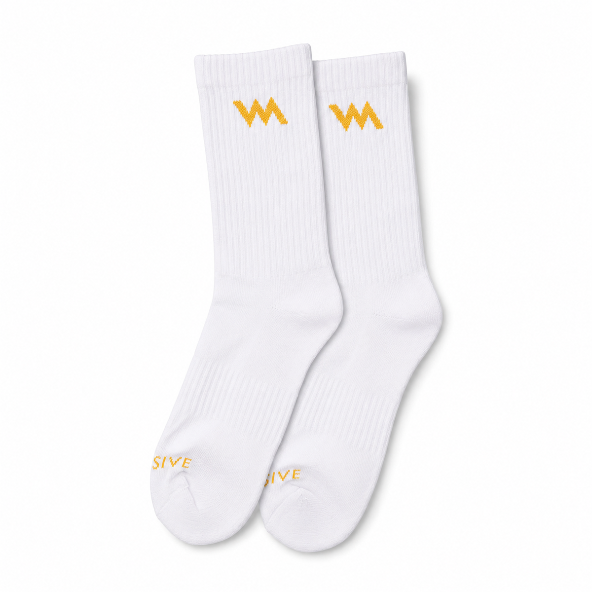 WM LOGO SPORT SOCKS - YELLOW LOGO