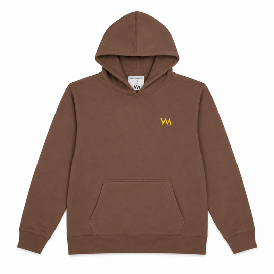 WM SIGNATURE HOODIE - BROWN