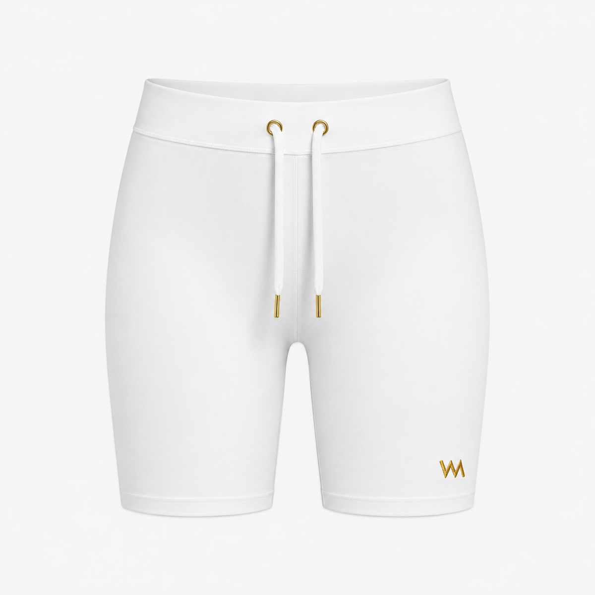 BIKER SHORTS WOMEN - WHITE CREAM