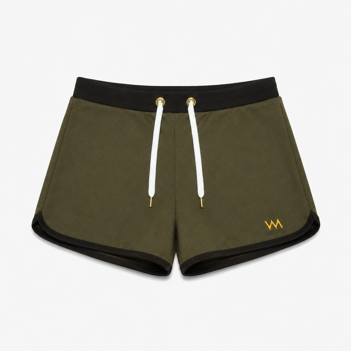 WOMEN'S TRACK SHORTS - OLIVE