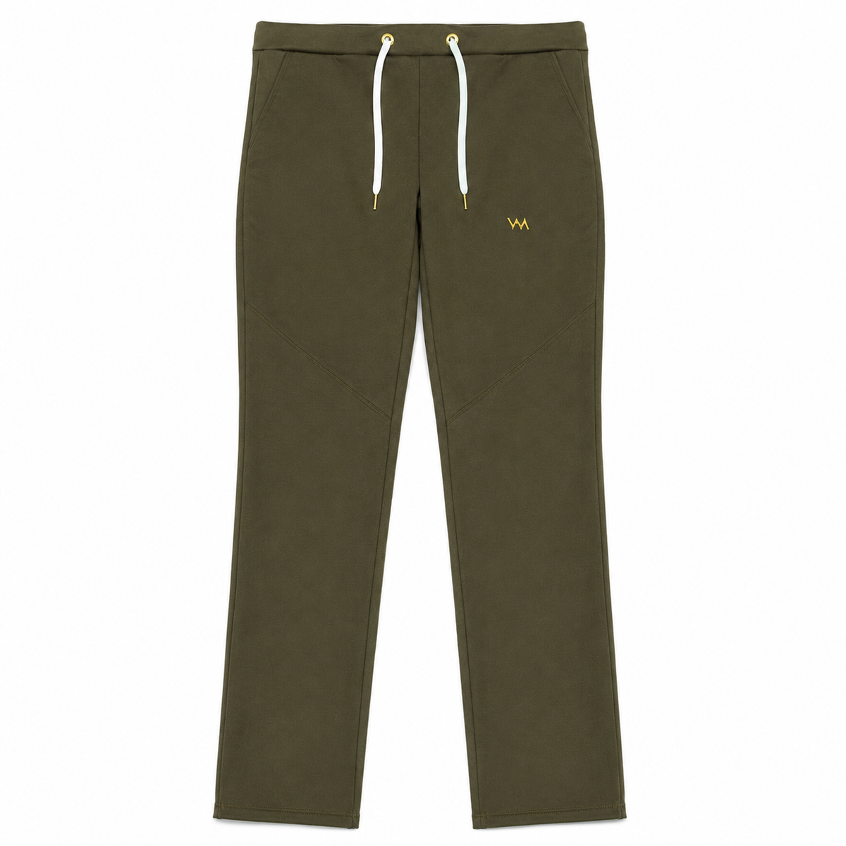ZIPPERED POCKETS SWEATPANTS MEN - OLIVE