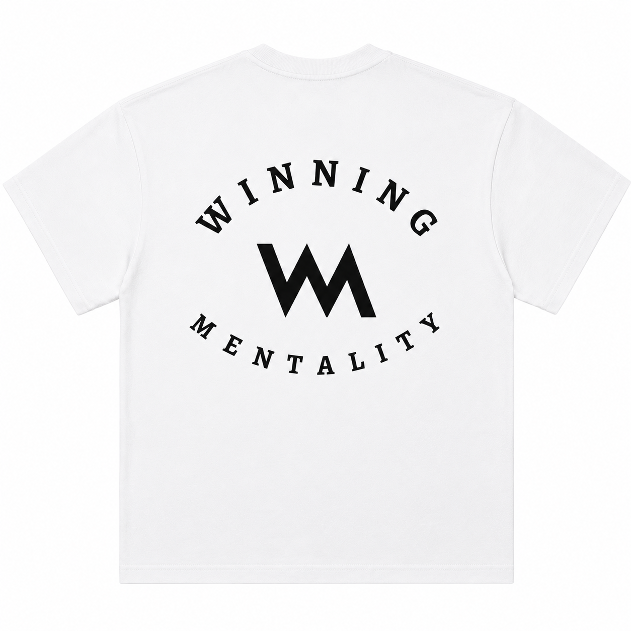 WINNING MENTALITY OVERSIZED LUXE TEE - WHITE
