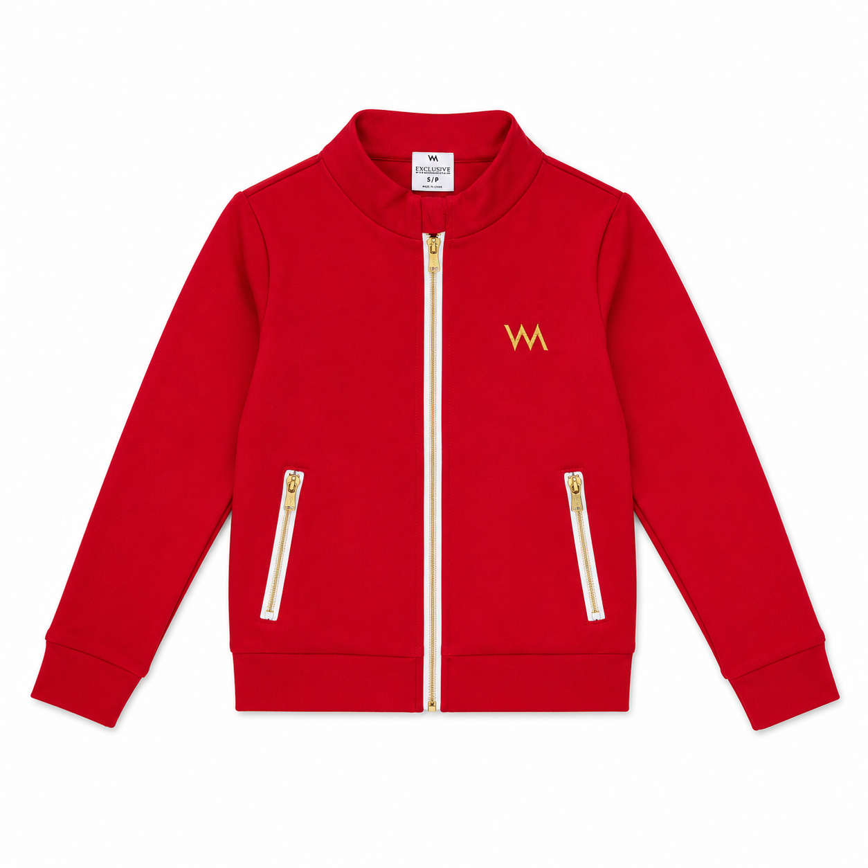 ZIPPERED POCKETS JACKETS MEN - FIRE RED