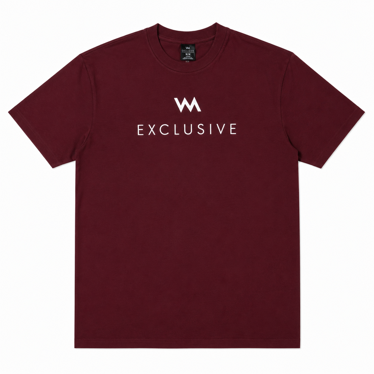 WM EXCLUSIVE T-SHIRT - BURGUNDY