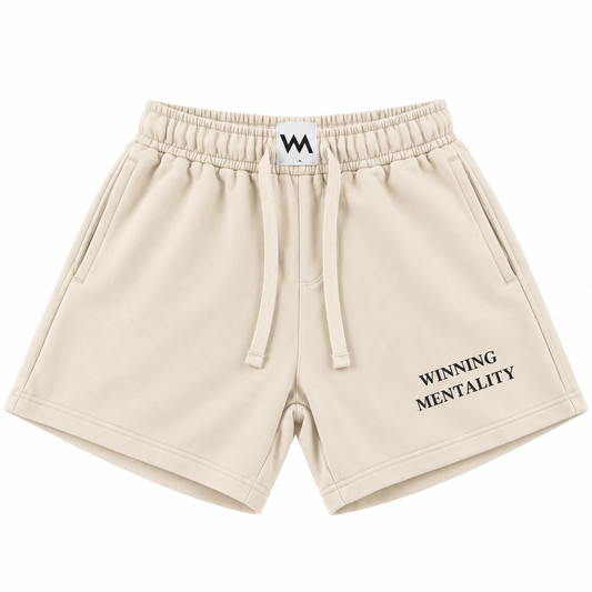 WINNING MENTALITY YOUTH SHORTS - BEIGE