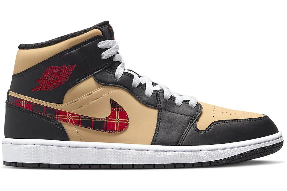 Air Jordan 1 Mid Tartan Swoosh