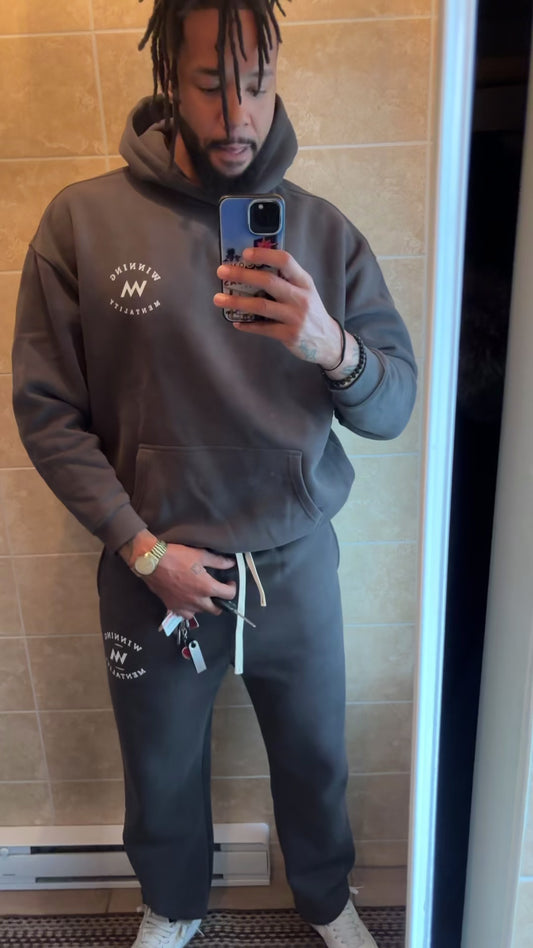 WINNING MENTALITY® SWEATPANTS - DARKER GREY