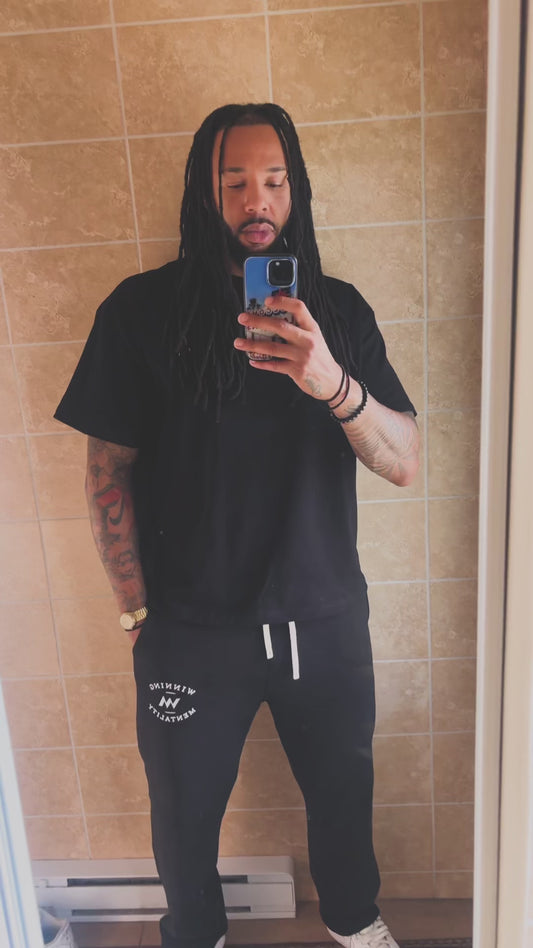 WINNING MENTALITY® SWEATPANTS - BLACK