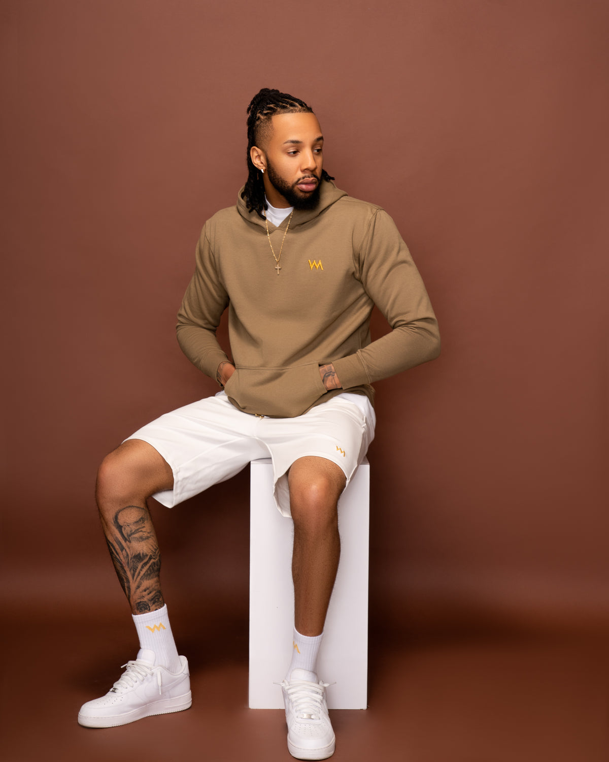 WM SIGNATURE HOODIE - KHAKI GREEN